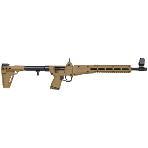 Kel-Tec SUB2K9GLK19BTANHC Sub-2000  9mm Luger 16.25" 15+1 Tan Tan Adjustable Stock Tan Polymer Grip Right Hand compatible with Glock 19 Mag
