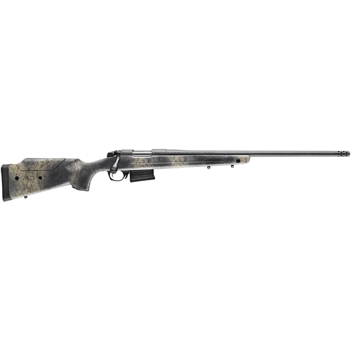 Bergara Rifles B14SM659 B-14 Terrain Wilderness 6.5 PRC 3+1 24" Woodland Camo Molded with Mini-Chassis Stock Matte Blued Right Hand