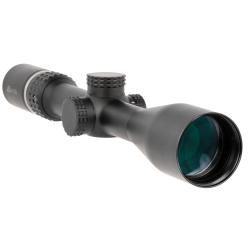 Burris Veracity 3-15x50mm Rifle Scope with Ballistic Plex E1 FFP Reticle, Right Front Side View.