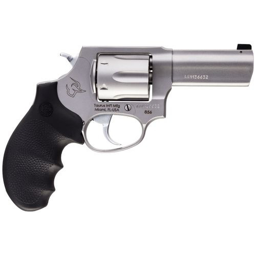 Taurus 2-85639NS 856 Defender 38 Special +P 6rd 3.50" Matte Stainless Steel Black Hogue Rubber Grip