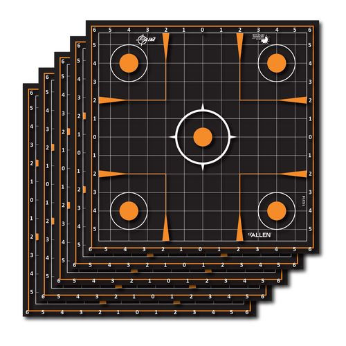 EZ-Aim Splash Reactive Self-Adhesive Paper Target, Front View