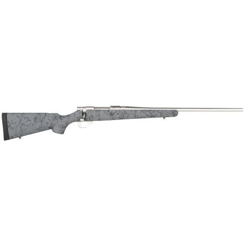 Howa HHS62511 1500  6.5 Creedmoor 5+1 Cap 22" Stainless Steel Rec/Barrel Gray with Black Webbing Fixed HS Precision Stock Right Hand (Full Size)