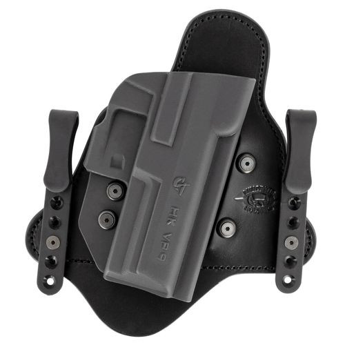 Comp-Tac C225HK087RBKN MTAC  Black Kydex Holster w/Leather Backing IWB H&K VP9 Right Hand