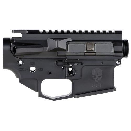 GREY GHOST PRECISION GGPSLIGHTRCVR AR MKII Light Receiver Set AR-15 Platform Multi-Caliber Black Hardcoat Anodized