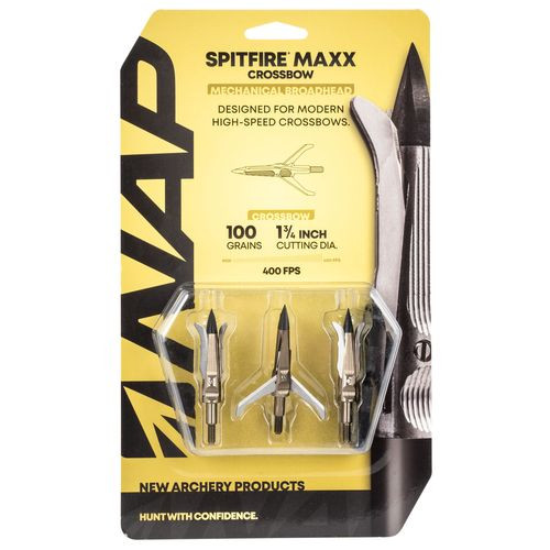 NAP NAP-60-698 Spitfire Maxx Crossbow 100 grain Broadhead 3 Pack