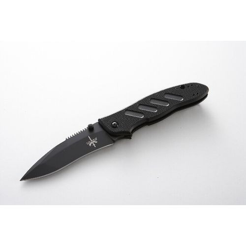 Mil-Tac MTF-2 9" Folder w/ G10 Handles (Black)