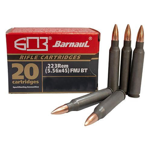 Barnaul Ammo BRN223REMSPBT55 Rifle  223 Rem 55 gr Soft Point Boat-Tail (SPBT) 20 Bx/ 25 Cs