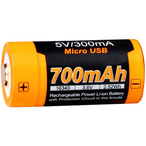 Fenix ARB-L16-700UP USB Rechargeable  3.6 Volt 700 mAh