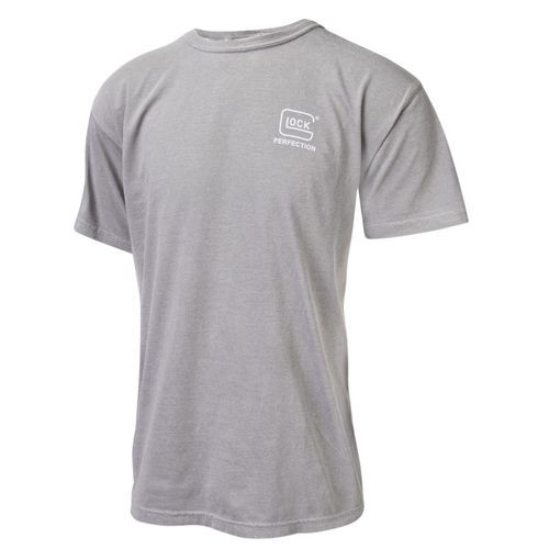 Glock AA75145 Perfection T-Shirt Gray Large Short Sleeve