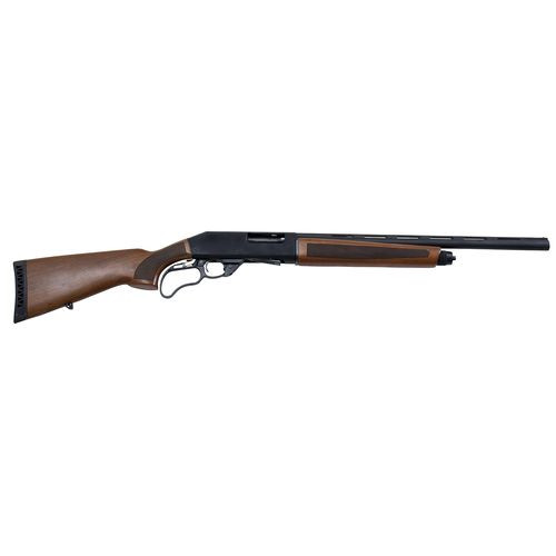 Landor Arms LDTX8011221 TX 801  Lever 12 Gauge 21.50" 4+1 Blued Wood Checkered Stock Right Hand