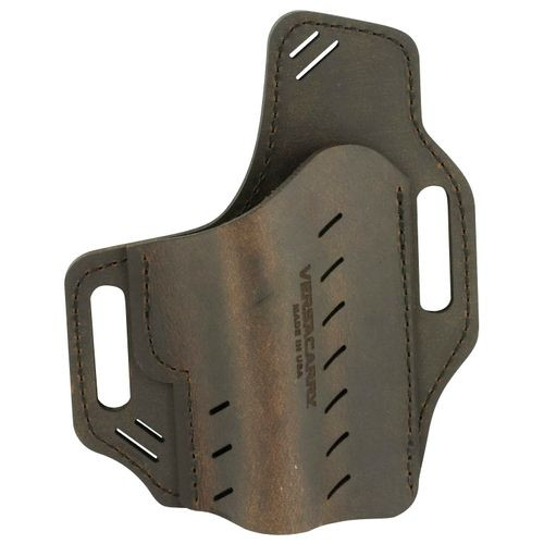 Versacarry G3BRN Guardian  Distressed Brown Buffalo Leather OWB Bersa BP, Thunder, Thunder CC, Ultra Compact Right Hand Size 3