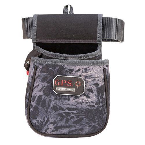 G*Outdoors GPS-960CSPPM Contoured Double Shotshell Pouch  with Web Belt PRYM1 Black
