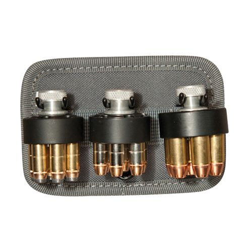 G*Outdoors GPS-306SL3 Speed Loader Holder OD Green 1000D Nylon with Magnetic Backing Holds 3 Speedloaders