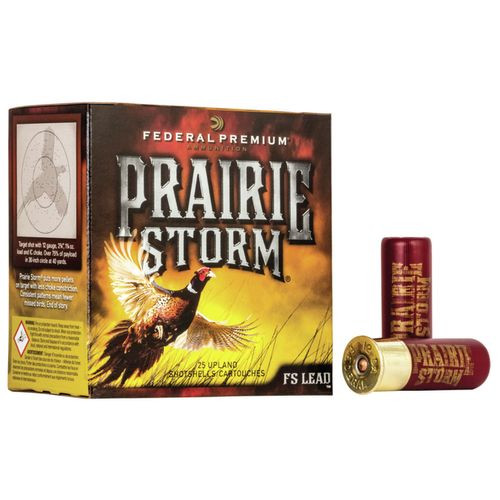 Federal PFX258FS6 Prairie Storm  20 Gauge 2.75" 1 oz 6 Shot 25 Bx/ 10 Cs