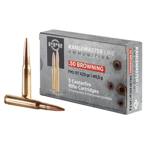 PPU Rangemaster 50 BMG 625 gr Full Metal Jacket (FMJ) - PPRM50