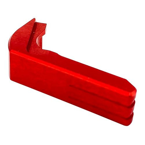 Cross Armory CRGMCRD Magazine Catch  Extended 7075-T6 Aluminum Red Anodized for Most Glock Gen1-3