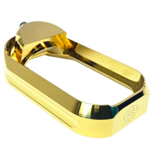 Cross Armory CRGFMWGD Flared Magwell  Aluminum Gold Anodized for Most Glock Gen1-3