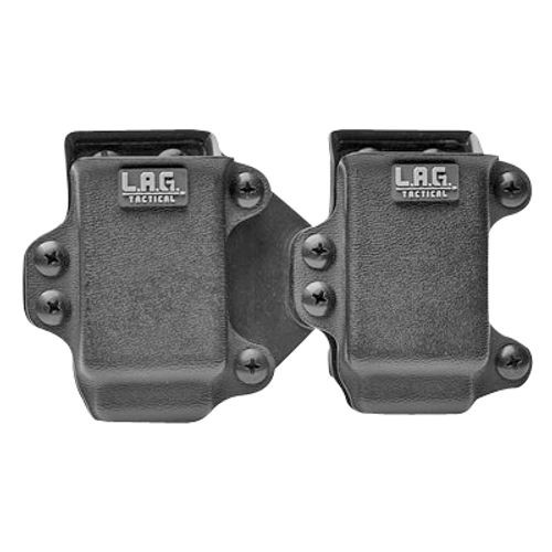 LAG Tactical 34007 M.C.S. Double Mag Case Black for Glock 9/40 Full Size