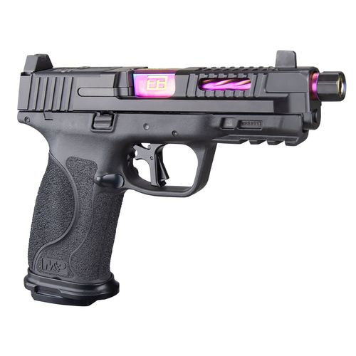 Ed Brown MPF2 Fueled M&P F2 9mm Luger 17+1 Black Black Nitride Stainless Steel Slide Black Polymer Grip Purple Barrel