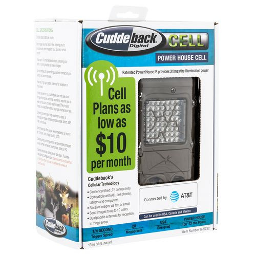 Cuddeback G5222 Power House Cell AT&T 4G/LTE Brown 20MP Resolution