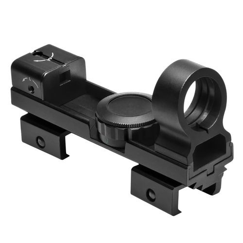 NcStar DAB Red Dot w/Mount Rifle 1x25mm Dual Dot Black Hardcoat Anodized