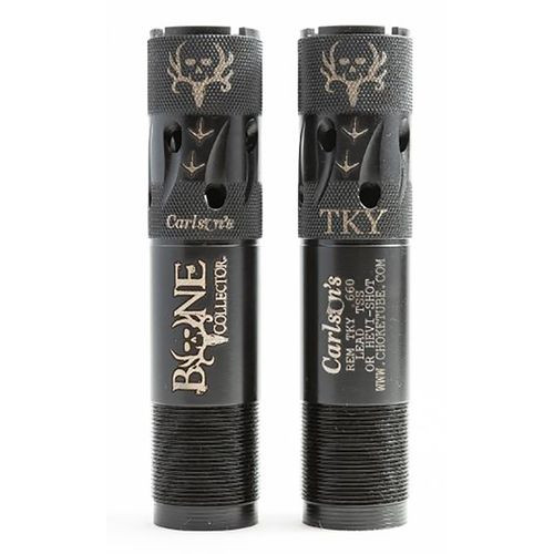 Carlson's Choke Tubes 80125 Bone Collector  Rem Choke 20 Gauge Turkey 17-4 Stainless Steel Matte Black (Ported, Extended)