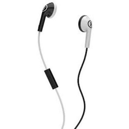 Skullcandy 2XL Offset Earbuds Black/White with Inline Mic - New