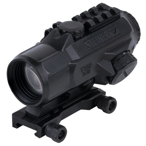 Steiner 8796762 T332 T-Sights 7.62 AR-Platform 3x32mm Illuminated Red Rapid Dot 7.62 Black Rubber Armor