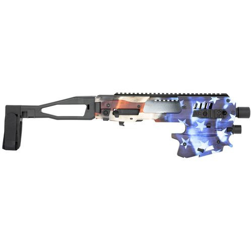 Command Arms MCKGEN2USA MCK 2.0 American Flag Synthetic Black for Glock 17,19,19x,22,23,25,31,32,45 Gen2