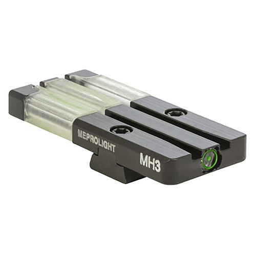 Meprolight USA 632253108 Mepro FT Bullseye Front Sight Fixed Tritium/Fiber Optic Green Black Frame for HK 45, 45C, VP9