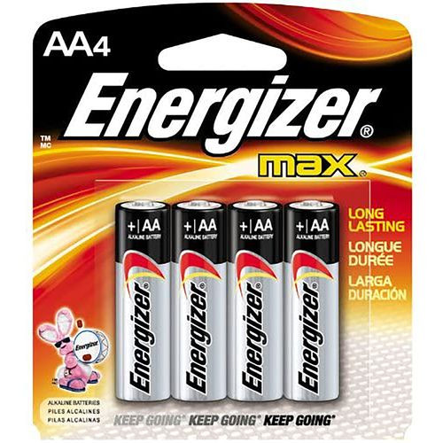 Energizer E91BP-4 AA Max 1.5 volts Alkaline