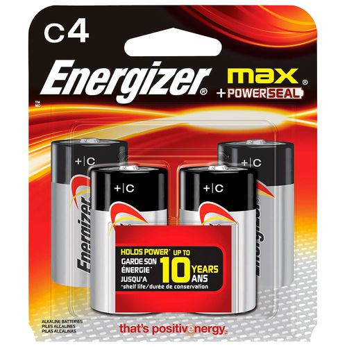 Energizer E93BP-4 C Max 1.5 volts Alkaline