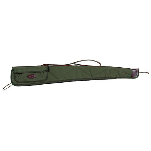Boyt Harness 0GCWC5011 Signature Shotgun Case 50" OD Green Waxed Canvas with Accessory Pocket & Lockable Zippers