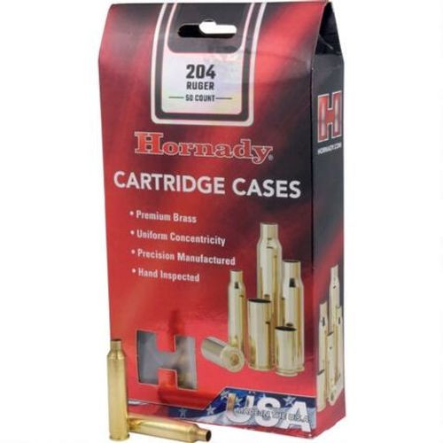 Hornady .243 Winchester Unprimed Brass Cartridge Cases 50 Count