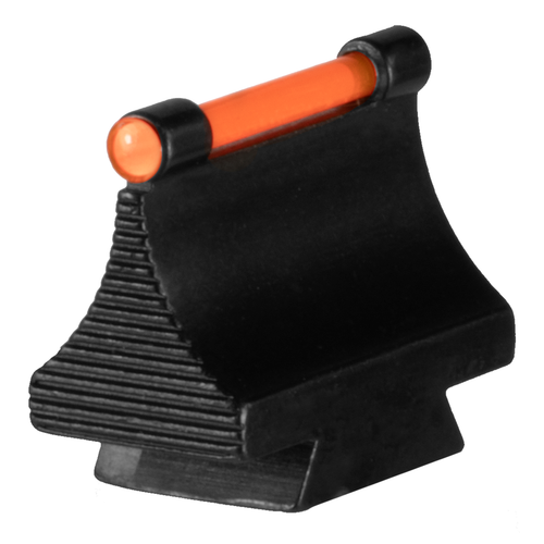 TruGlo 3/8" Dovetail Front Sight .530" Red Ramp Black for Rifle Angled
