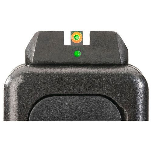 AmeriGlo XD201 i-Dot Night Sight 3-Dot Tritium Green with Orange Outline Front, Green Rear Black Frame for Springfield XD-S,XD,XD-E,XD-M