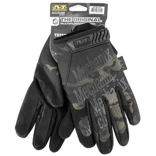Mechanix Wear MG-68-009 Multicam Black Original  Touchscreen Synthetic Leather Medium