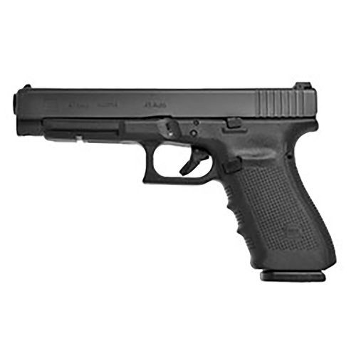 Glock UR41501MOS G41 Gen 4 Rebuilt 45 ACP 5.31" 13+1 Black Steel Slide Black Interchangeable Backstrap Grip Fixed Sights