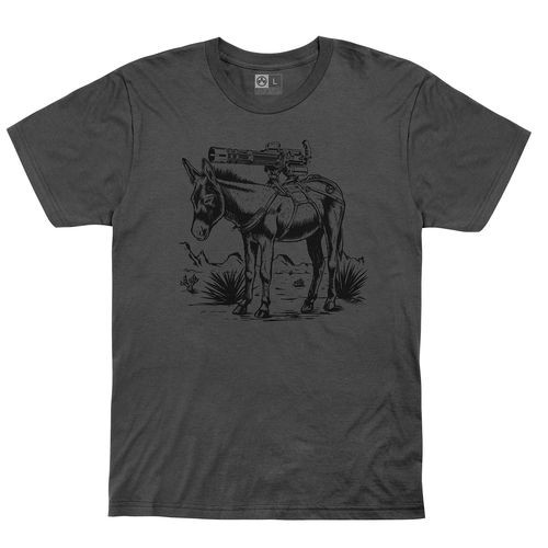 Magpul MAG1190-010-2X Burro T-Shirt Charcoal Gray 2XL Short Sleeve