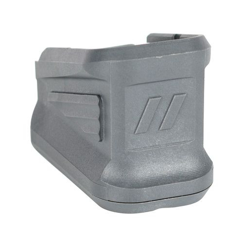 ZEV BPAD-G17-5-GRY Basepad  +5 Aluminum Gray for Glock 17-round Mags