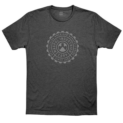 Magpul MAG1202-011-M Manufacturing T-Shirt Charcoal Heather Medium Short Sleeve