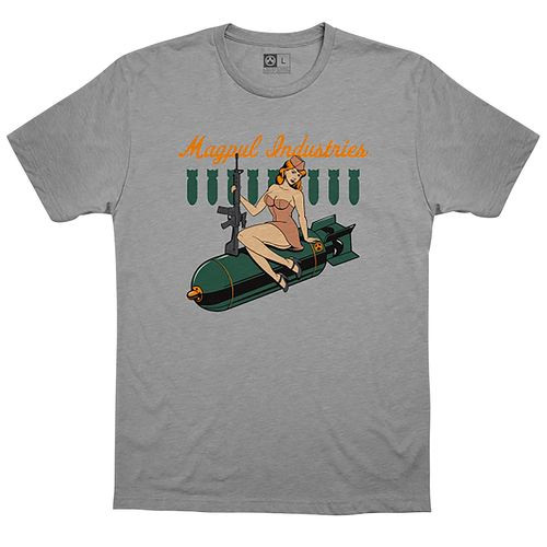 Magpul MAG1203-030-L Bombshell T-Shirt Athletic Gray Heather Large Short Sleeve