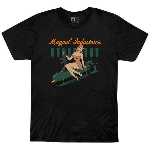 Magpul MAG1203-001-XL Bombshell T-Shirt Black XL Short Sleeve