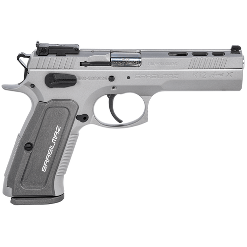 Sar USA K12STSPX K-12 Sport X Duty 9mm Luger 4.70" 17+1 (2) Matte Stainless Steel Gray Polymer Grip