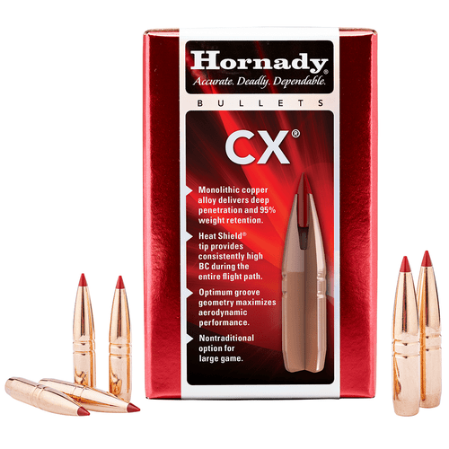 Hornady 254104 CX 25 Cal .257 90 gr Boat Tail 50 Per Box/ 25 Case