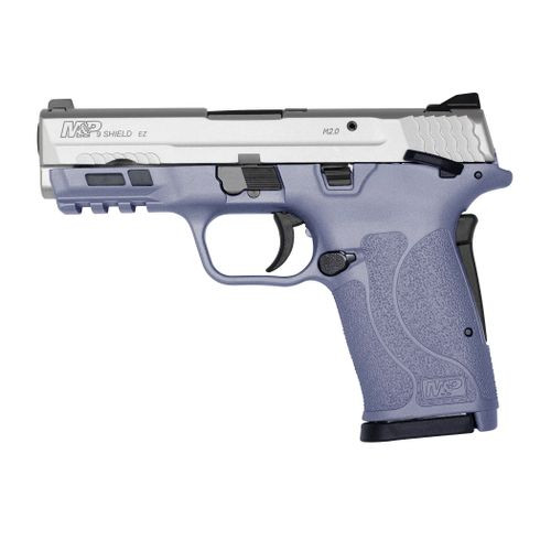 Smith & Wesson M&P9 Shield EZ 9mm Pistol Orchid/Stainless With Manual Safety