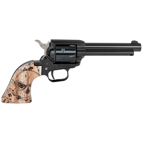 Heritage Rough Rider 22 LR 6 Shot 4.75" Dead Man's Hand Ivory Grips Revolver