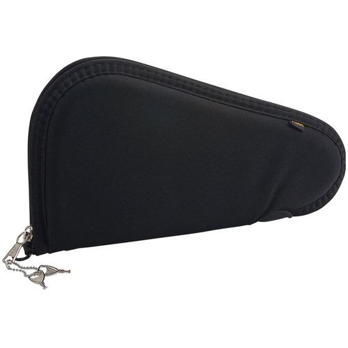 Allen 7411 Lockable Handgun Case 11" Black Endura with YKK Zippers & Foam Padding Includes 2 Keys