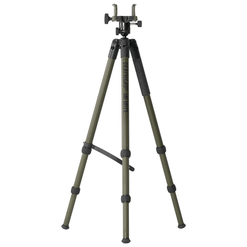 Bog-Pod 1159188 Deathgrip Infinite Tripod Black/OD Green Aluminum Rubber with Removeable Spike