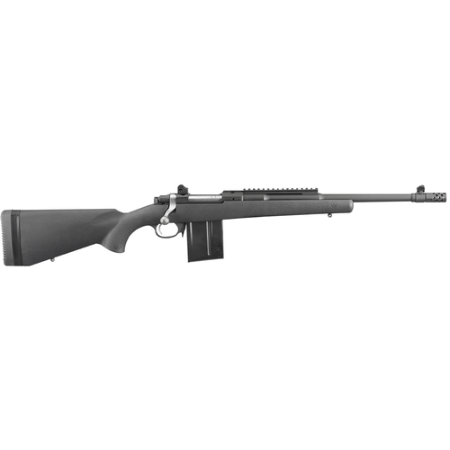 Ruger 6830 Gunsite Scout 308 Win OR 7.62 NATO  10+1 16.10" Free-Floating Barrel, Matte Black Fixed Aluminum Bedding Stock